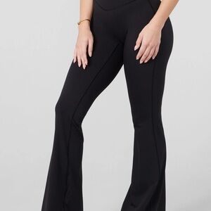 YoungLA Women's Black Flare Pants